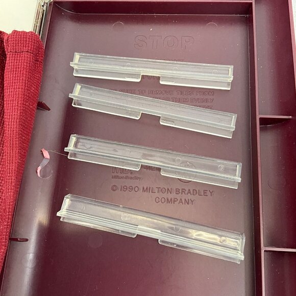 Scrabble Deluxe Travel Edition Crossword Game - Picture 4 of 5